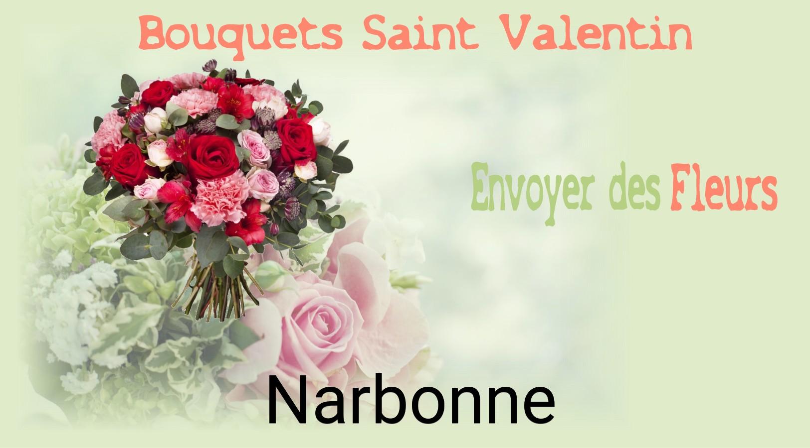 Roses de Saint-Valentin livrées à Narbonne